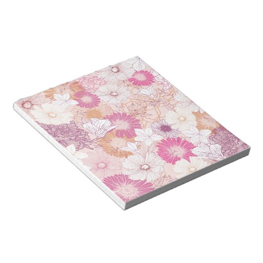 Bloc-note Floral sans joint (Incliné)