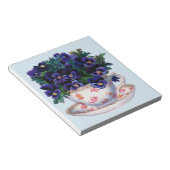 Bloc-note Floral Teacup Classic Illustration Vintage (Incliné)