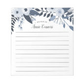 Bloc-note Flore Delft | Personnalisé (Devant)