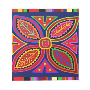 Bloc-note Flore Mola Indienne Kuna