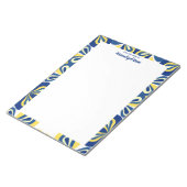 Bloc-note Flore rétro non doublée (Incliné)