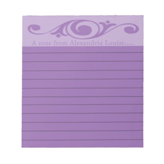 Bloc-note Flore spirale | Choisir la couleur | Lined | Ajout (Devant)