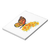Bloc-note Flower Butterfly with Yellow California Poppy (Tourné)