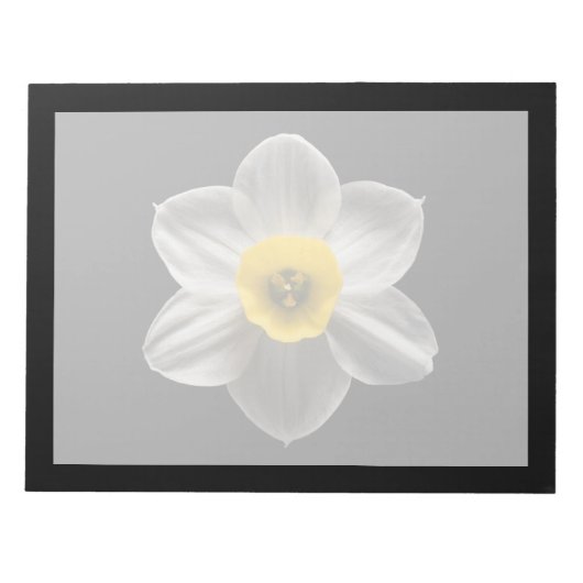 Bloc-note Flowers (homonymie) Flower blanc (Devant)