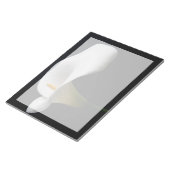 Bloc-note Flowers (homonymie) | White Calla Lily (Incliné)