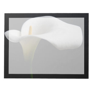 Bloc-note Flowers (homonymie)   White Calla Lily