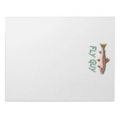 Bloc-note Fly de truite arc-en-ciel (Devant)