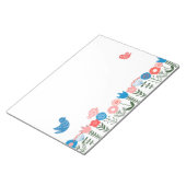 Bloc-note Folk Art Birds and Flowers Notepad (Incliné)