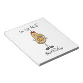 Bloc-note Folle de Garde d'Enfants T-shirts et Cadeaux (Incliné)