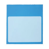 Bloc-note Fond bleu vif granuleux (Devant)