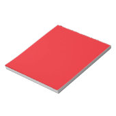 Bloc-note Fond uni rouge solide (Tourné)