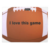 Bloc-note football américain (Devant)