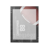 Bloc-note Football américain Personalized Chalkboard (Tourné)