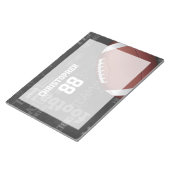 Bloc-note Football américain Personalized Chalkboard (Incliné)