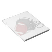 Bloc-note Football Et Casque (Incliné)