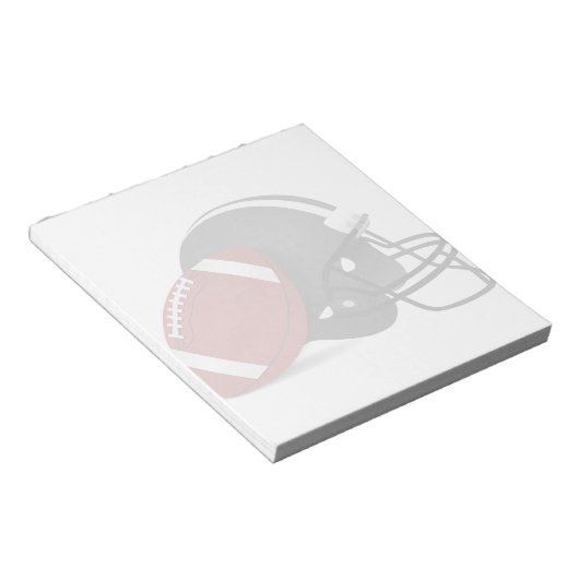 Bloc-note Football Et Casque (Incliné)