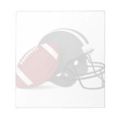 Bloc-note Football Et Casque (Devant)
