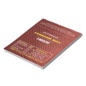 Bloc-note Football Gold Party Favoriser le chocolat Candy Wr (Tourné)