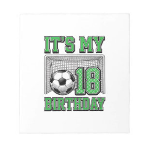 Bloc-note Football vintage 18 ans