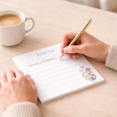 Bloc-note For Her Personalized Wildflower To-Do List