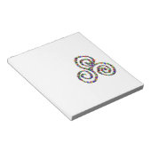 Bloc-note Force de Triskelion celtique (Incliné)