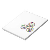 Bloc-note Force de Triskelion celtique (Tourné)