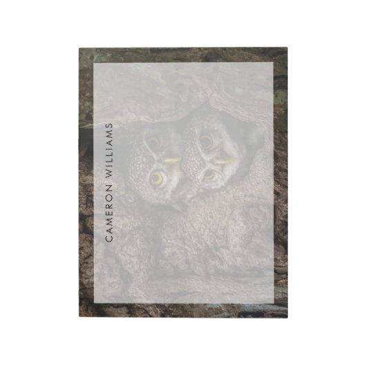 Bloc-note Forest | Deux Owls Looking (Tourné)