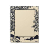 Bloc-note Forêt Art Nouveau (Tourné)