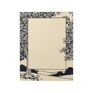 Bloc-note Forêt Art Nouveau