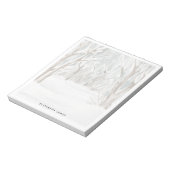 Bloc-note Forêt d'hiver rustique personnalisée (Tourné)