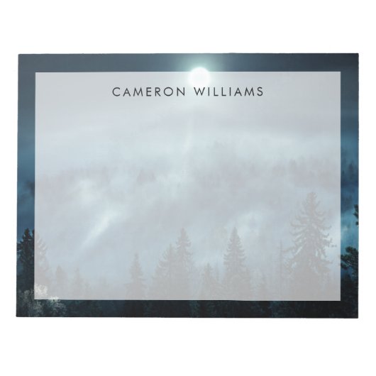 Bloc-note Forêt | Forêt Lune (Devant)