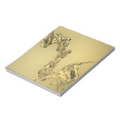 Bloc-note Forme Abstraite formée par l'eau de répartition (Tourné)