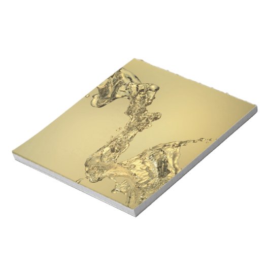 Bloc-note Forme Abstraite formée par l'eau de répartition (Tourné)