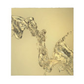 Bloc-note Forme Abstraite formée par l'eau de répartition (Devant)