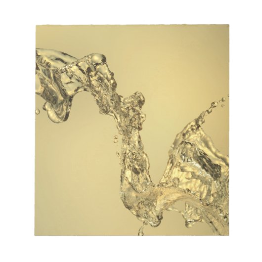 Bloc-note Forme Abstraite formée par l'eau de répartition (Devant)