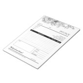 Bloc-note Formes de facture pour petites entreprises à la fr (Incliné)