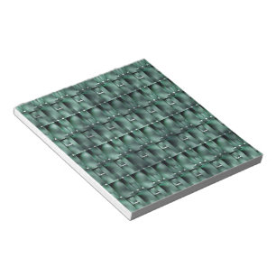 Bloc-note Formes rectangulaires en vert foncé et tacheté
