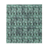 Bloc-note Formes rectangulaires en vert foncé et tacheté (Devant)