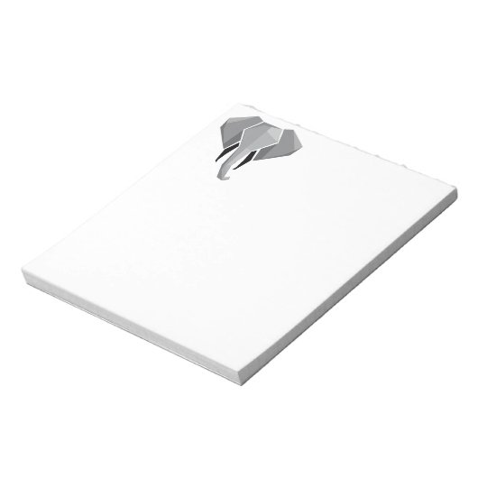 Bloc-note Formes simples Géométrie Tête d'éléphant (Tourné)