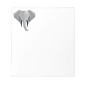 Bloc-note Formes simples Géométrie Tête d'éléphant (Devant)