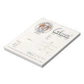 Bloc-note Formulaire de commande de boulangerie pâtisserie c (Tourné)