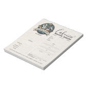 Bloc-note Formulaire de commande de boulangerie pâtissier bo (Tourné)