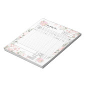 Bloc-note Formulaire de commande de mélangeur de boulangerie (Tourné)