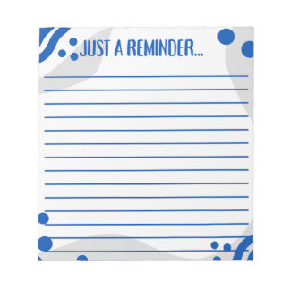 Bloc-note Formulaire de commentaires : Juste un rappel...