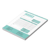 Bloc-note Formulaire de devis d'entreprise avec logo de fact (Tourné)