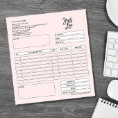 Bloc-note Formulaire de facture devis d'entreprise Ajouter u