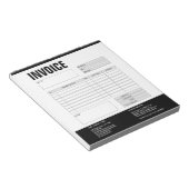 Bloc-note Formulaire de facture devis d'entreprise Ajouter u (Incliné)