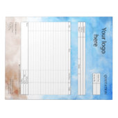 Bloc-note Formulaire de soumission professionnelle, facture  (Devant)