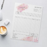 Bloc-note Formulaire de soumission professionnelle, facture<br><div class="desc">Formulaire devis d'entreprise,  facture ou bon de commande client</div>
