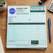 Bloc-note Formulaires de facture de commande de vente commer